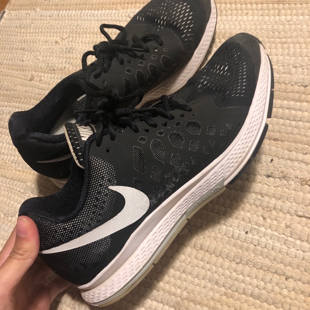Nike Black Sneakers- Size 8